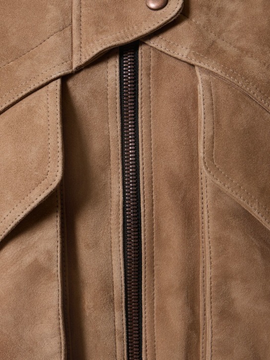 Suede leather jacket - Magda Butrym - Women  | Luisaviaroma