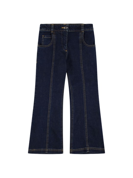 Etro: Jeans de algodón stretch - Azul - kids-girls_0 | Luisa Via Roma