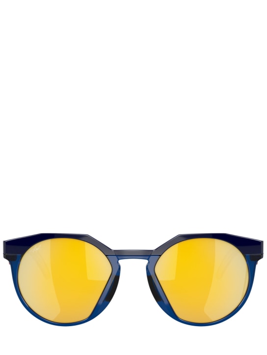 Oakley: Runde Sonnenbrille „KM HSTN Prizm“ - Gold - women_0 | Luisa Via Roma