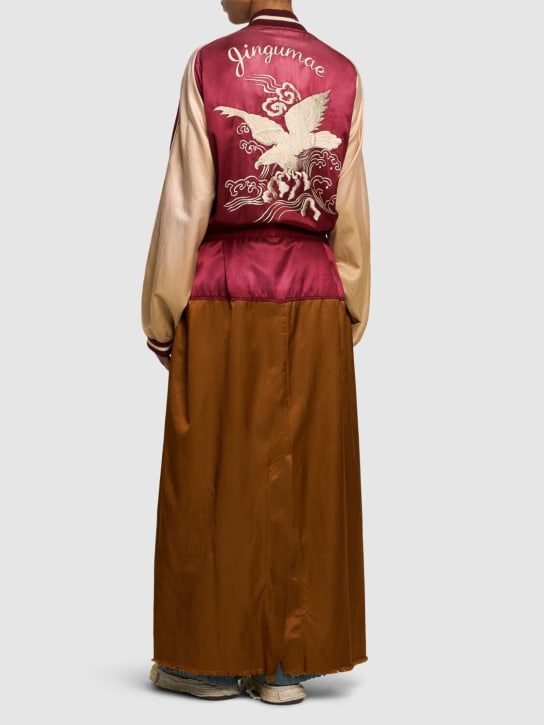 Mihara Yasuhiro: Kleid „Souvenir“ - Rot/Braun - women_1 | Luisa Via Roma