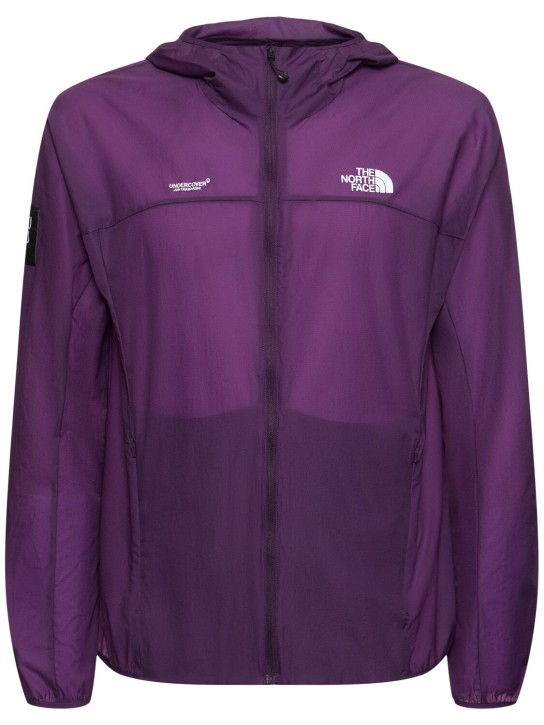 The North Face: Soukuu trail run packable wind jacket - Purple Pennant - men_0 | Luisa Via Roma