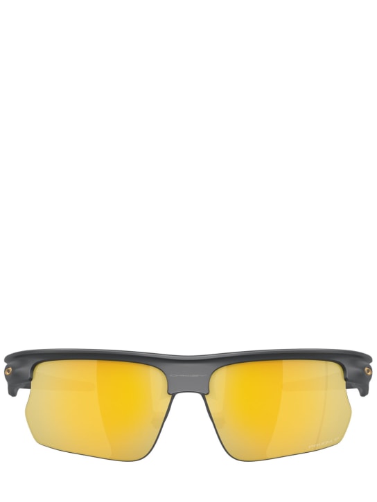Oakley: Rechteckige Sonnenbrille „Bisphaera“ - Gold/Schwarz - men_0 | Luisa Via Roma