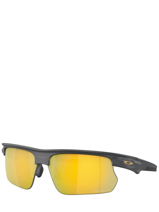 Oakley: Rechteckige Sonnenbrille „Bisphaera“ - Gold/Schwarz - men_1 | Luisa Via Roma