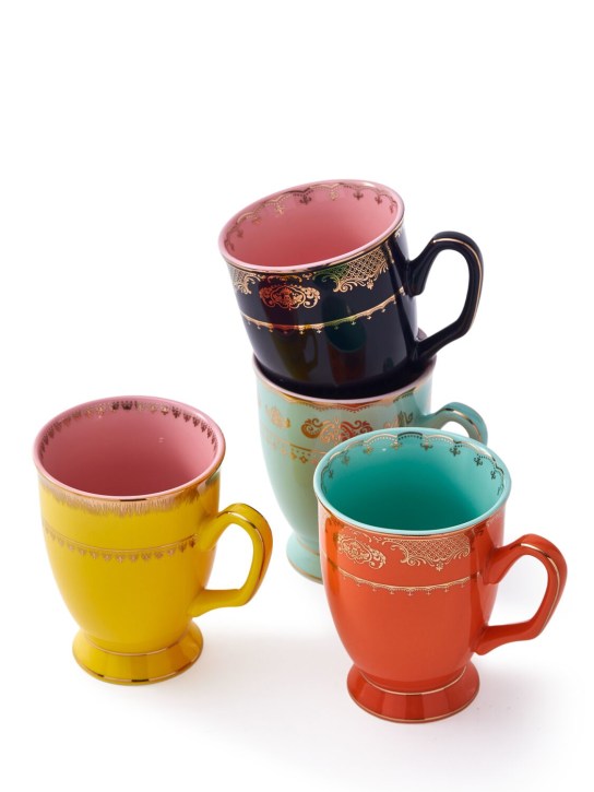 Polspotten: Grandpa set of 4 mugs - ecraft_1 | Luisa Via Roma
