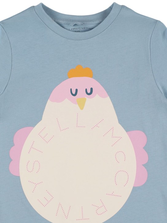 Stella McCartney Kids: コットンジャージー長袖トップ - kids-girls_1 | Luisa Via Roma