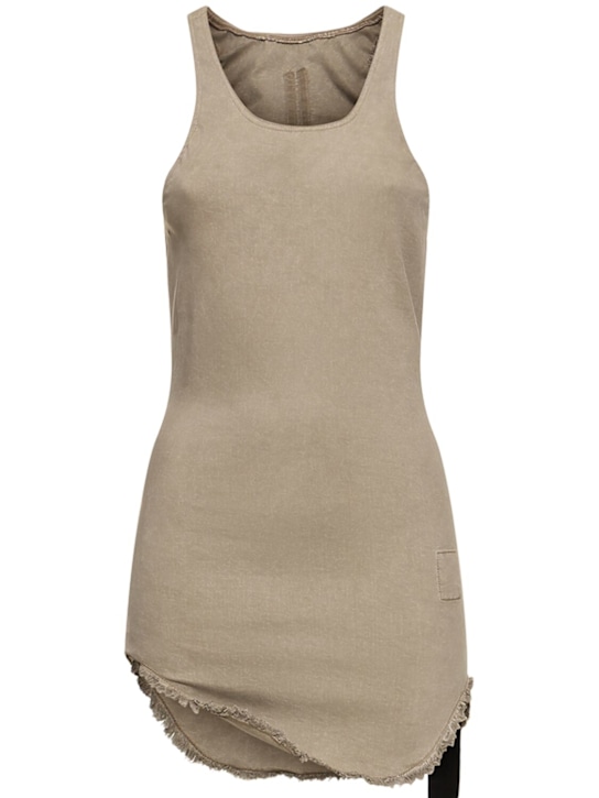 Rick Owens DRKSHDW: Denim tank top - women_0 | Luisa Via Roma