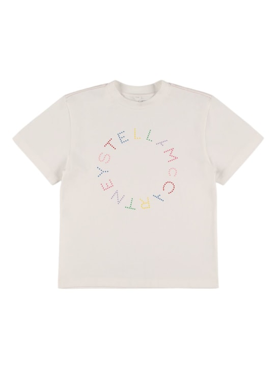 Stella Mccartney Kids: Bedrucktes T-Shirt aus Baumwolljersey - kids-girls_0 | Luisa Via Roma