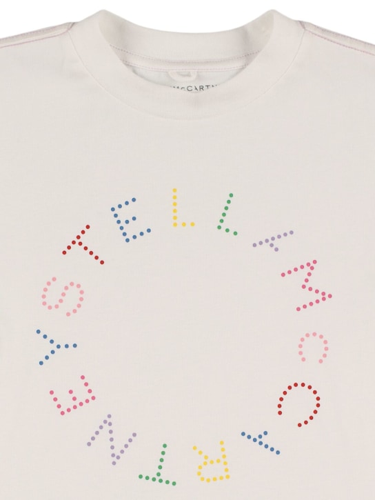 Stella Mccartney Kids: Bedrucktes T-Shirt aus Baumwolljersey - kids-girls_1 | Luisa Via Roma