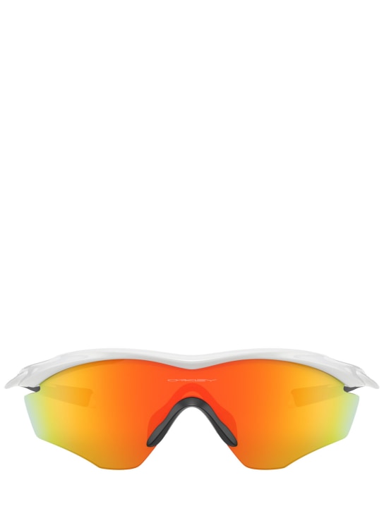Oakley: M2 frame XL mask sunglasses - Giallo/Bianco - men_0 | Luisa Via Roma