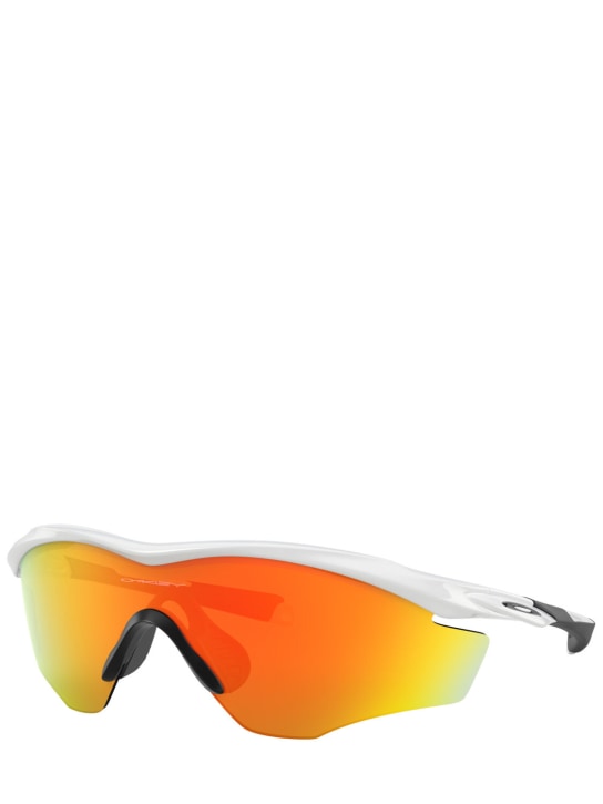 Oakley: M2 frame XL mask sunglasses - Yellow/White - men_1 | Luisa Via Roma