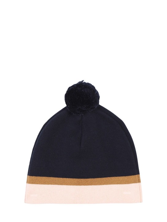 Chloé: コットン＆ウールキャップ - kids-girls_1 | Luisa Via Roma