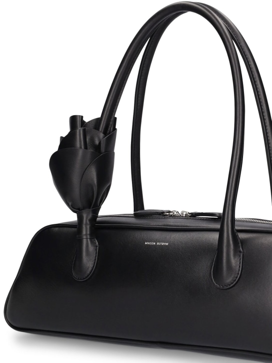 Magda Butrym: Brigitte Trapeze leather top handle bag - women_3 | Luisa Via Roma