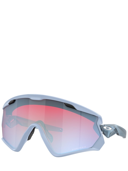 Oakley: Wind Jacket 2.0 sunglasses - Blu - men_1 | Luisa Via Roma