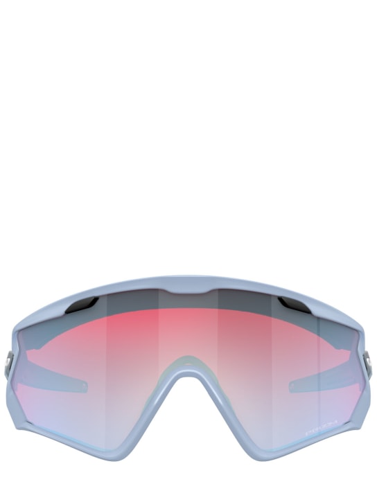 Oakley: Wind Jacket 2.0 sunglasses - Blue - women_0 | Luisa Via Roma