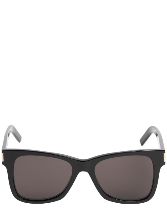 Saint Laurent: SL 556 acetate sunglasses - Black - women_0 | Luisa Via Roma