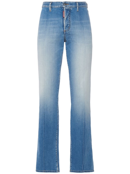 Dsquared2: Richard fit cotton denim jeans - Mavi - men_0 | Luisa Via Roma