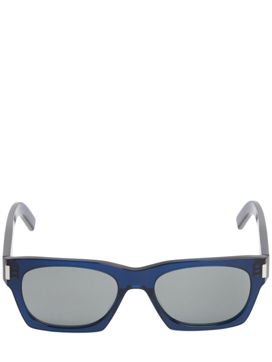 Saint Laurent: SL 402 Bold acetate sunglasses - Blue - men_0 | Luisa Via Roma