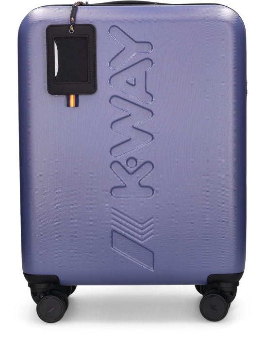 K-Way: Petite valise cabine - Bleu Indigo - men_0 | Luisa Via Roma