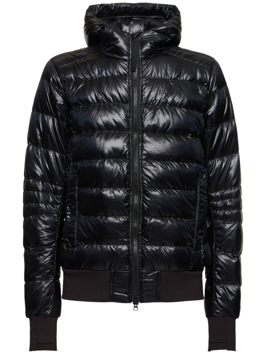 Canada Goose: Crofton recycled nylon down jacket - Black - men_0 | Luisa Via Roma
