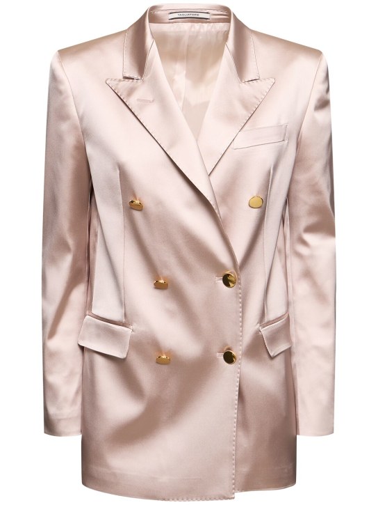 Tagliatore 0205: Jasmine double breast blazer - Pink - women_0 | Luisa Via Roma