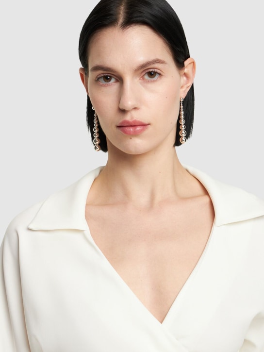 LIÉ STUDIO: Josephine long earrings - Gümüş - women_1 | Luisa Via Roma