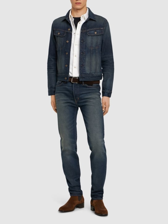 Tom Ford: Jeans in denim - Blu - men_1 | Luisa Via Roma
