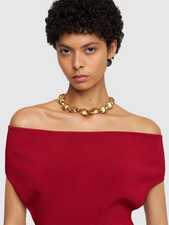 Ferragamo: Varaston necklace - Gold - women_1 | Luisa Via Roma