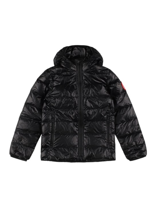 Canada Goose: Crofton Artic tech nylon down jacket - Black - kids-boys_0 | Luisa Via Roma