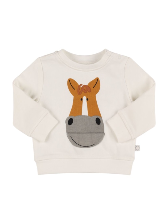 Stella McCartney Kids: コットンスウェットシャツ - kids-boys_0 | Luisa Via Roma