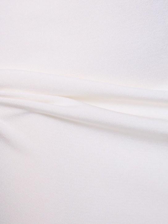 Jacquemus: Vestido largo de punto - Blanco - women_1 | Luisa Via Roma