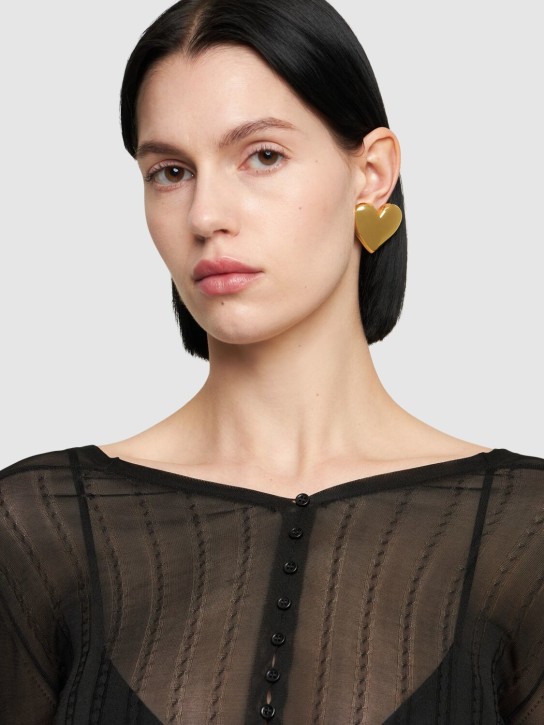Federica Tosi: Love stud earrings - women_1 | Luisa Via Roma