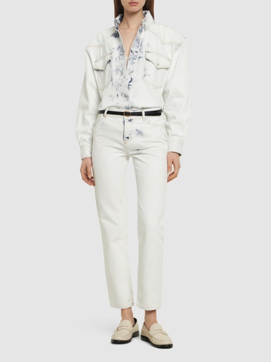 Alexandre Vauthier: Jeans aus Denim - Bleached White - women_1 | Luisa Via Roma