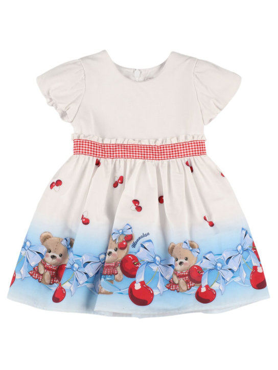 Monnalisa: Bedrucktes Kleid aus Baumwollpopeline - Bunt - kids-girls_0 | Luisa Via Roma