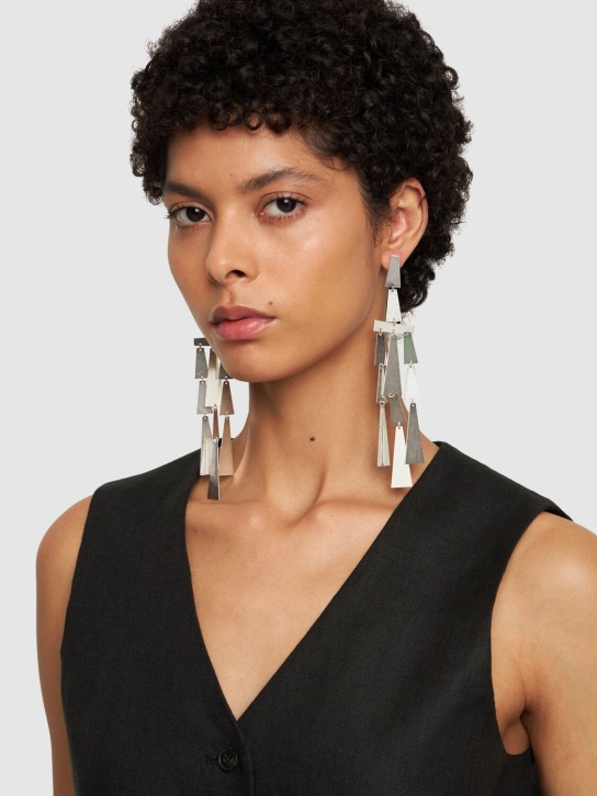 Isabel Marant: Winona pendant earrings - Silver - women_1 | Luisa Via Roma