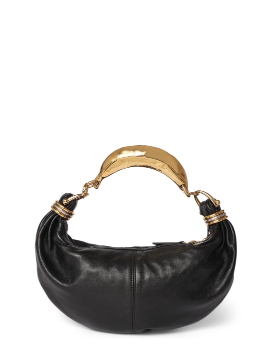 Chloé: Bracelet grained leather top handle bag - women_0 | Luisa Via Roma