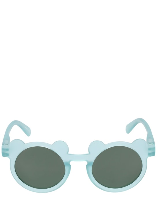 Liewood: Lunettes de soleil en polyester recyclé à oreilles - Bleu Clair - kids-girls_0 | Luisa Via Roma