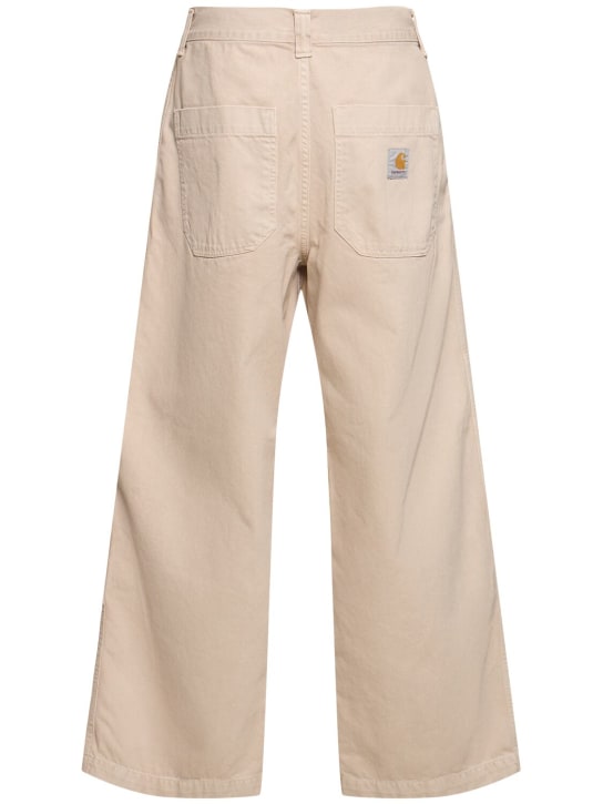 Carhartt WIP: Garrison stone dyed denim jeans - men_4 | Luisa Via Roma