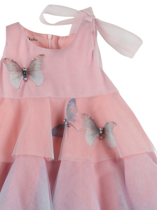 Nikolia: Vestido de tul con apliques - Multicolor - kids-girls_1 | Luisa Via Roma