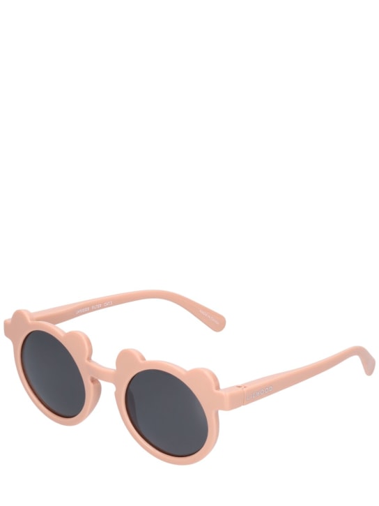 Liewood: Recycled poly sunglasses w/ ears - Dark Pink - kids-girls_1 | Luisa Via Roma