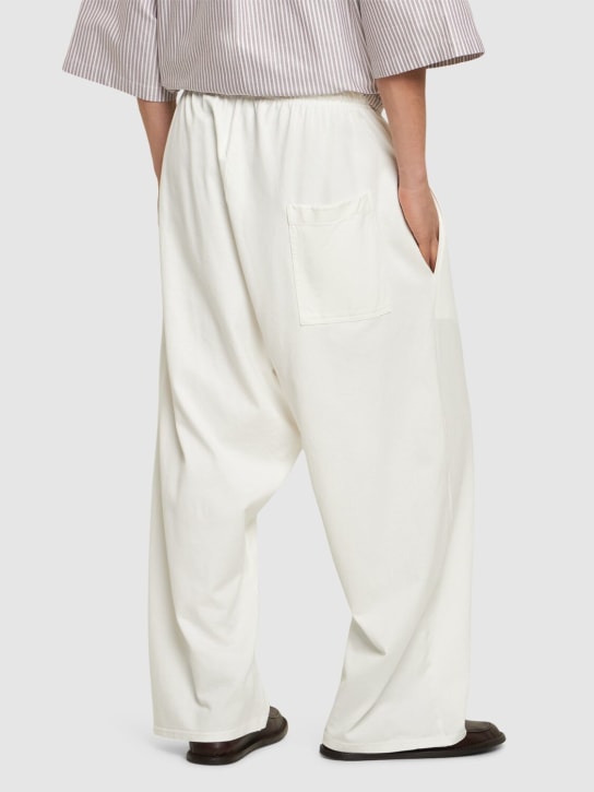 Hed Mayner: Cotton jersey pants - men_2 | Luisa Via Roma