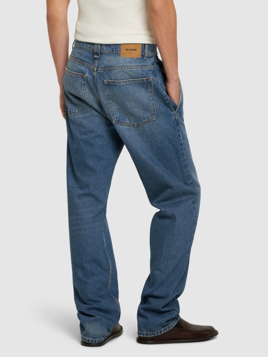 Hed Mayner: Cotton denim jeans - men_2 | Luisa Via Roma