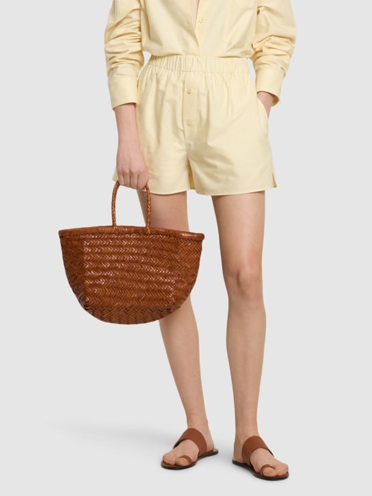 Dragon Diffusion: Triple Jump Small leather basket bag - women_1 | Luisa Via Roma