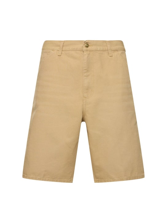 Carhartt WIP: Shorts de algodón - Bourbon Aged - men_0 | Luisa Via Roma