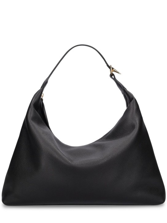 Little Liffner: Pillow leather shoulder bag - Black - women_0 | Luisa Via Roma