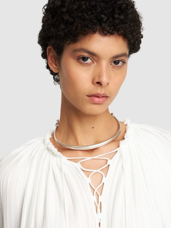 Isabel Marant: Pio collar necklace - Silver - women_1 | Luisa Via Roma