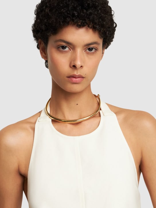 Isabel Marant: Pio collar necklace - Dore - women_1 | Luisa Via Roma