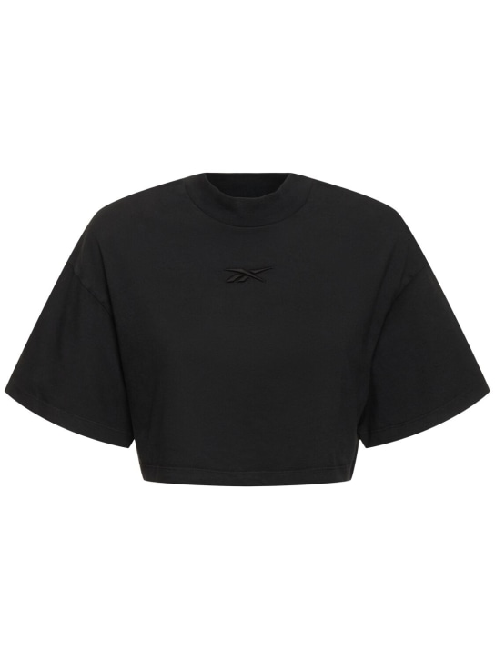 Reebok Classics: Camiseta corta - Negro - women_0 | Luisa Via Roma
