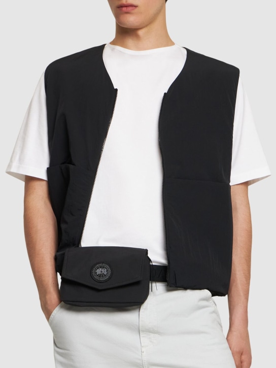 Canada Goose: Mini waist belt bag - men_1 | Luisa Via Roma