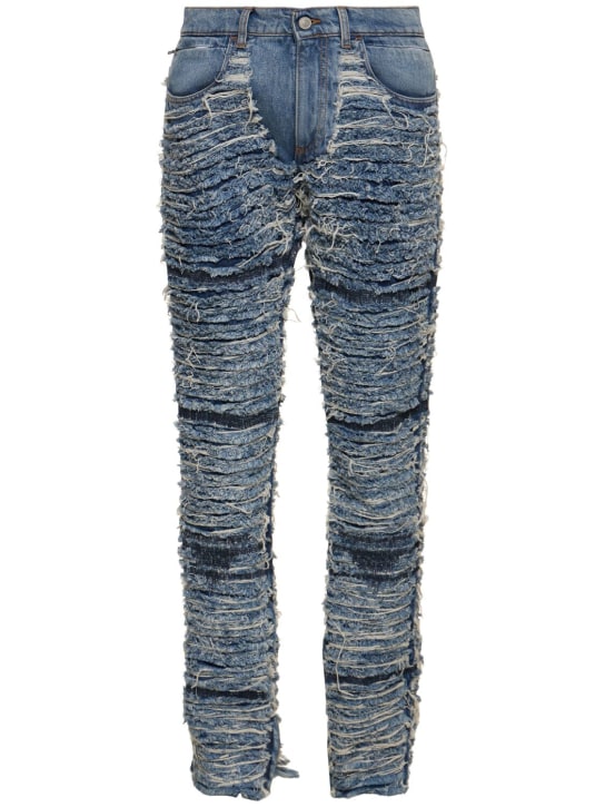 1017 Alyx 9sm: Jeans Blackmeans in denim di cotone - Celeste - men_0 | Luisa Via Roma