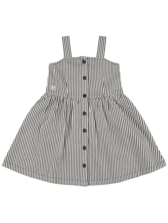 Liewood: Kleid aus Bio-Baumwolle - Cream/Navy - kids-girls_0 | Luisa Via Roma